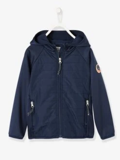 Blouson à Capuche Sport Garçon Encre - Vertbaudet