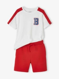 Ensemble Sport Tee-shirt Et Short Team Brooklyn Garçon Bleu Roi - Vertbaudet