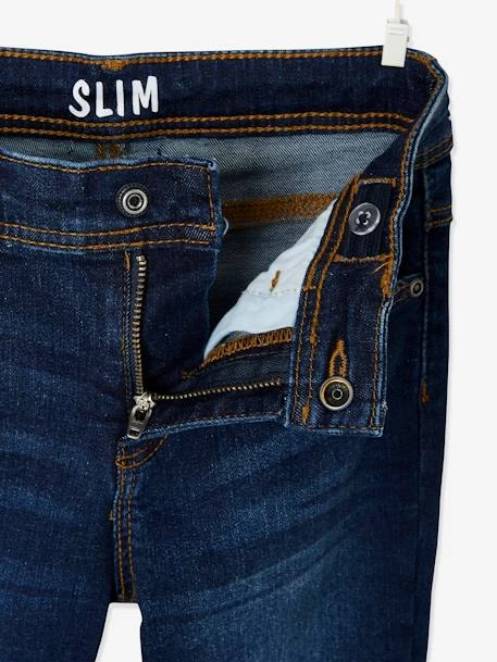 Jean Slim MorphologiK LARGE "waterless" Garçon Denim Brut - Vertbaudet – Image 4
