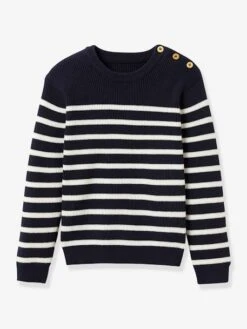 Le Pull Marin Garçon CYRILLUS Marine - Cyrillus