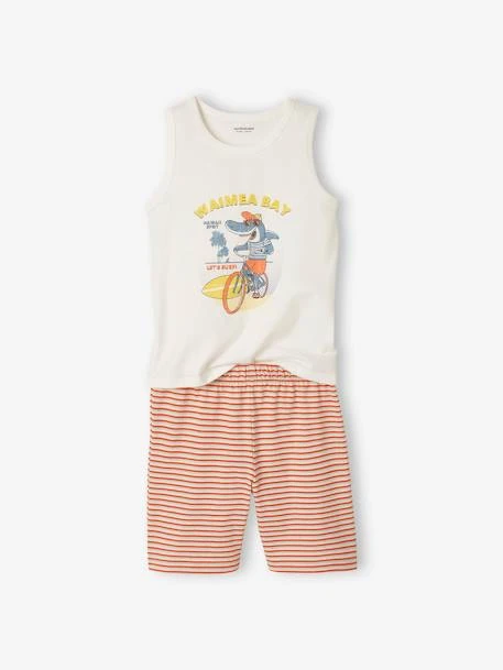 Lot De 2 Pyjashorts Garçon Bleu Azur - Vertbaudet – Image 2