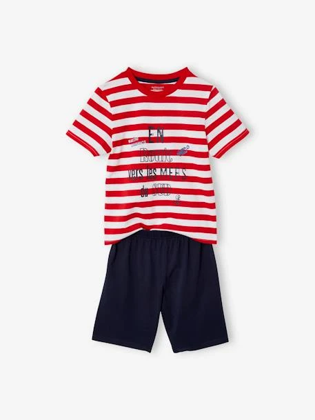 Lot De 2 Pyjashorts Garçon Lot Bleu - Vertbaudet – Image 2