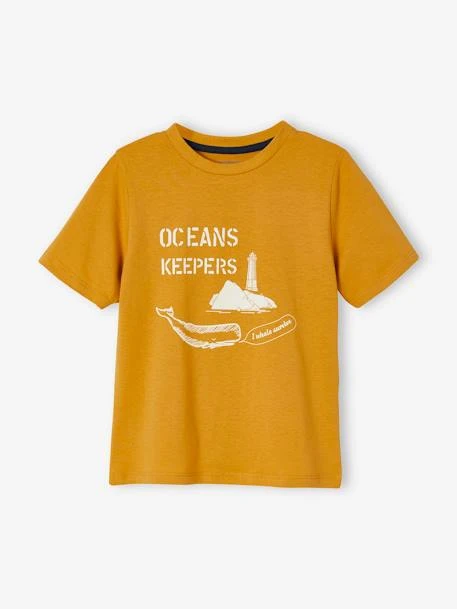 Lot De 2 Pyjashorts Garçon Baleines BASICS Lot Moutarde Et Bleu - Vertbaudet – Image 5