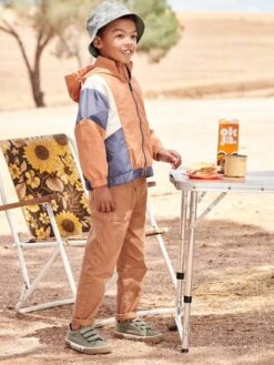 Pantalon Cargo Large Garçon Noisette - Vertbaudet