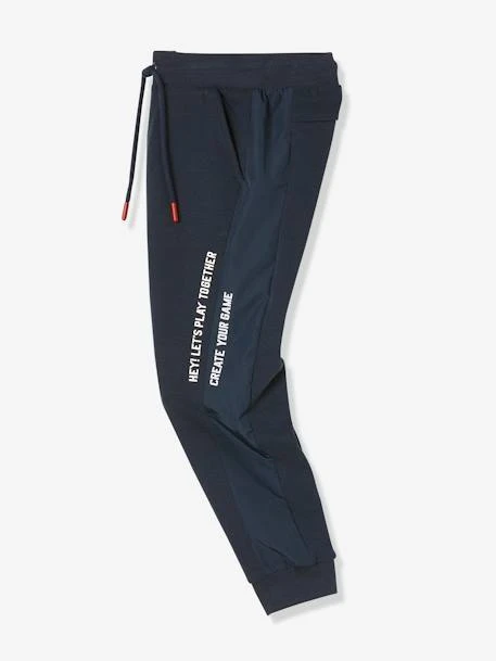 Pantalon De Sport Garçon Bi-matière Navy - Vertbaudet – Image 6