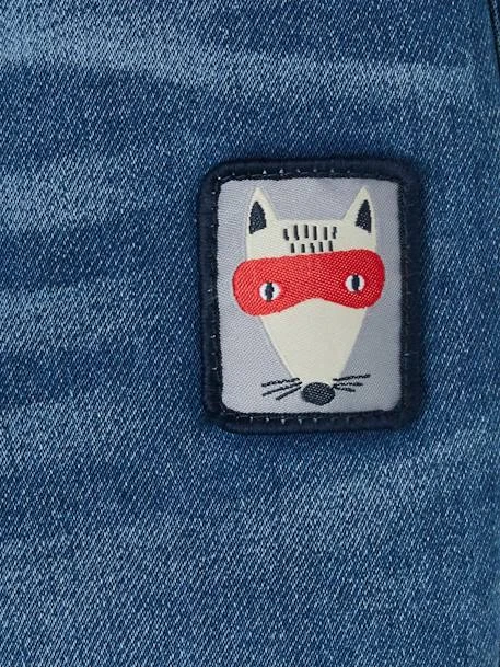 Pantalon Droit En Molleton Effet Denim Garçon Stone - Vertbaudet – Image 5