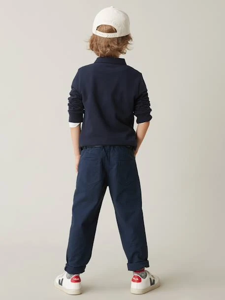 Pantalon Garçon Taille élastiquée CYRILLUS Marine - Cyrillus – Image 2