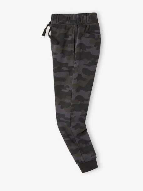 Pantalon Jogging Camouflage Garçon En Molleton Noir Imprimé - Vertbaudet – Image 2
