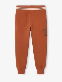 Pantalon Jogging Garçon Motif Crocodile Noisette - Vertbaudet