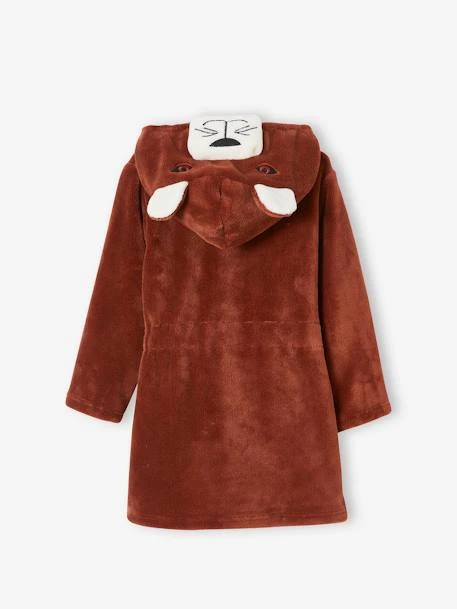 Peignoir Lion Personnalisable Garçon En Maille Peluche Marron Fonce - Vertbaudet – Image 6