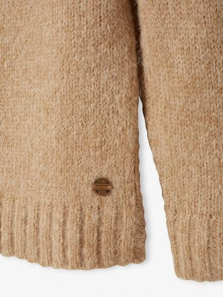 Pull En Maille Mousseuse Moulinée Garçon Mixed Beige Same As Swatch - Vertbaudet – Image 3