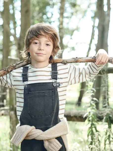 Pull En Maille Mousseuse Moulinée Garçon Mixed Beige Same As Swatch - Vertbaudet – Image 4