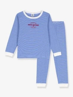 Pyjama En Coton Bio PETIT BATEAU Bleu - Petit Bateau