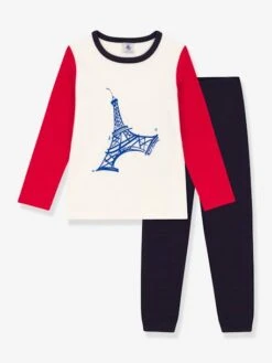 Pyjama En Coton Bio PETIT BATEAU Marine - Petit Bateau