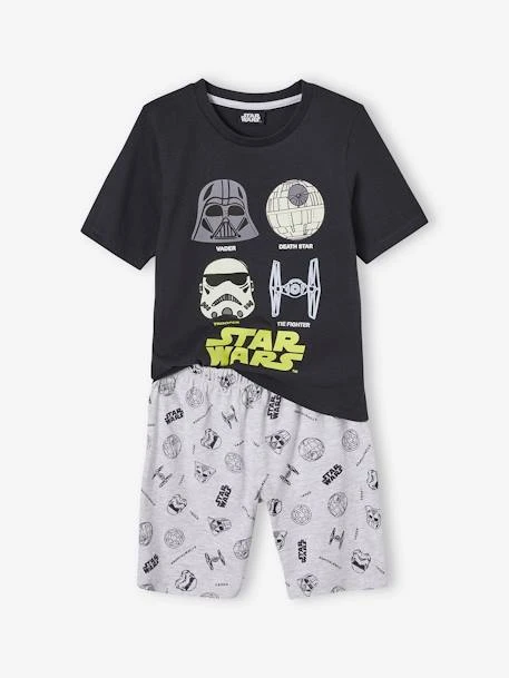 Pyjashort Garçon Star Wars® Imprimé Phosphorescent Noir - Star Wars