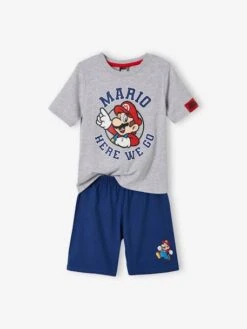 Pyjashort Garçon Super Mario® Bleu / Gris - Super Mario