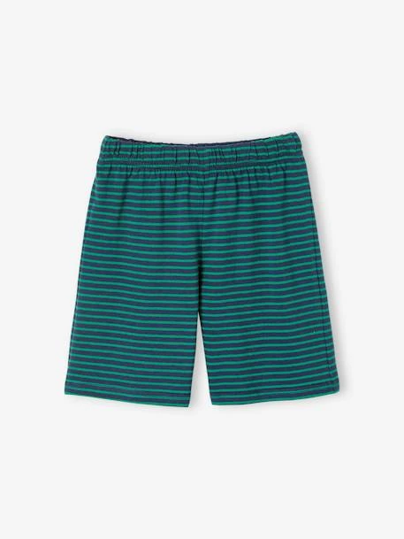 Pyjashort Imprimé Garçon Requin Surf Vert Sapin - Vertbaudet – Image 4