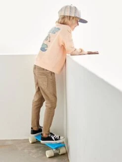 Slim Couleur MorphologiK LARGE Garçon Bleu Ardoise - Vertbaudet