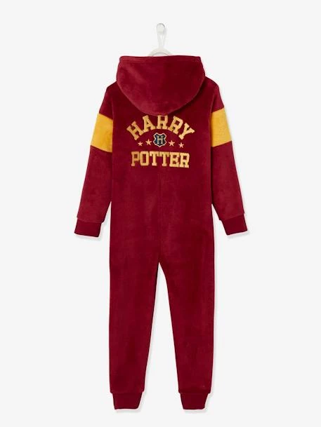 Surpyjama Harry Potter Garçon En Polaire Rouge Fonce Uni Avec Decor - Harry Potter – Image 4