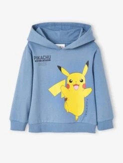 Sweat Garçon à Capuche Pokémon® Bleu Ciel - Pokemon