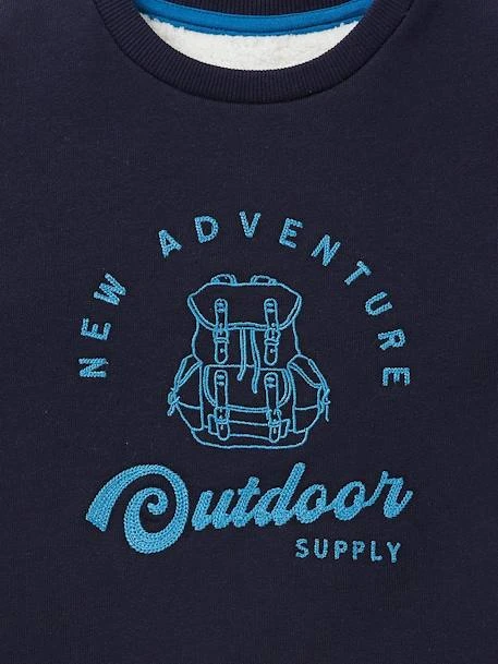 Sweat Garçon CYRILLUS Doublé Sherpa Marine - Cyrillus – Image 3