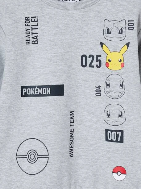 Sweat Garçon Pokémon® Gris Avec Anime - Pokemon – Image 3