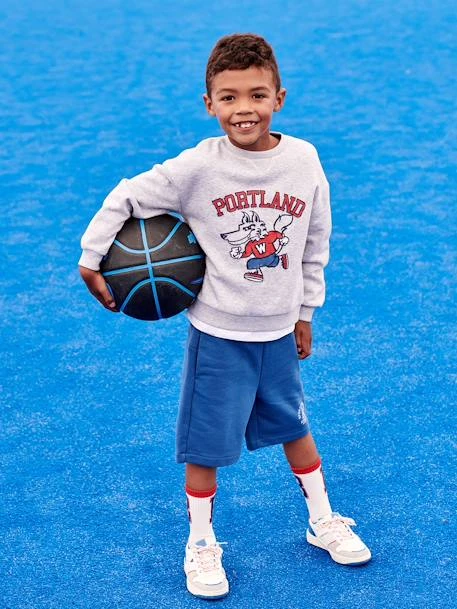 Sweat Sport Motif Team Portland Garçon Gris Chiné - Vertbaudet – Image 5